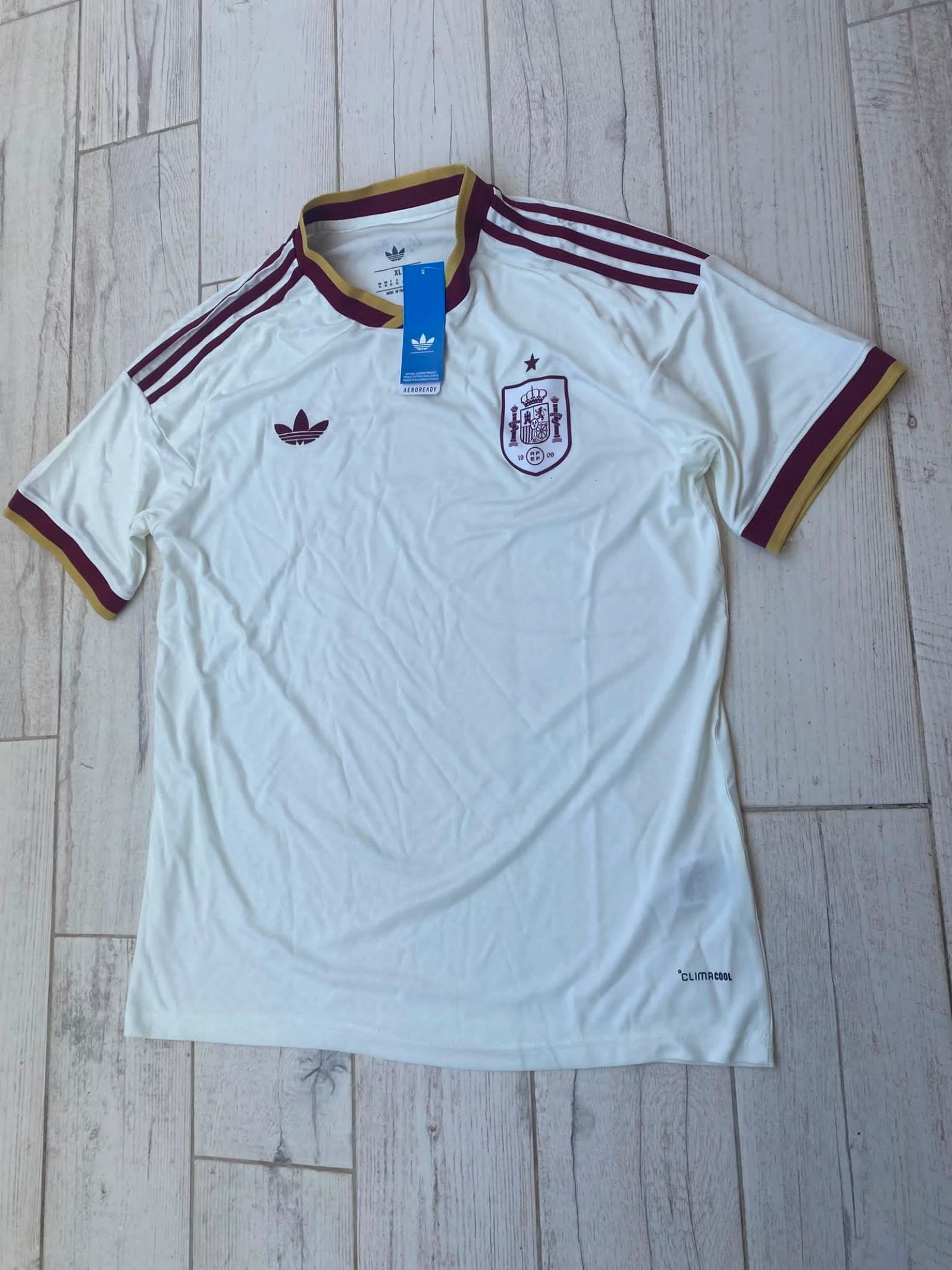 Camiseta Espanha Branca 2026 Mundial – photo 4